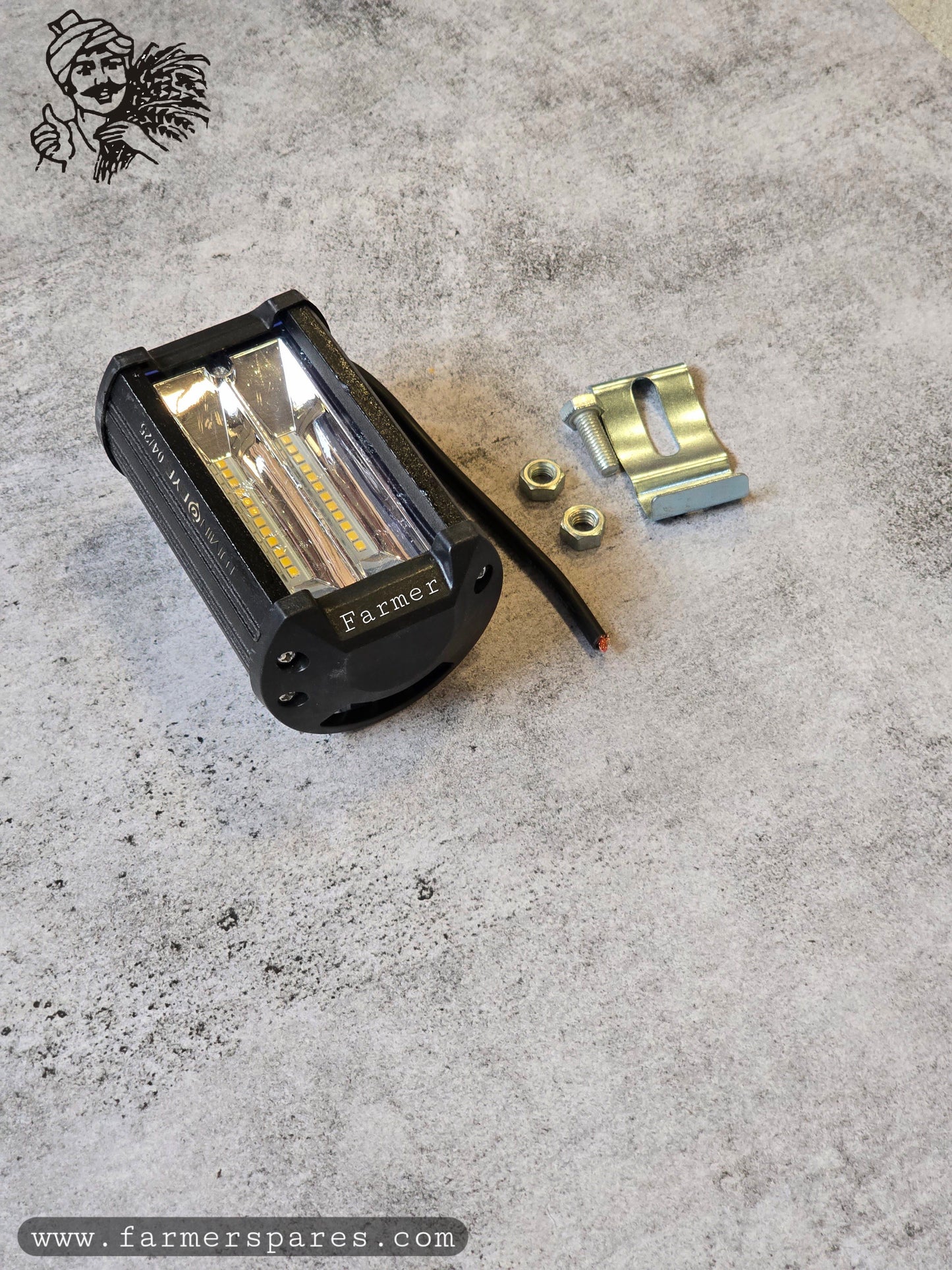 FMRL1872 -10W Spot Rectangular LED Work Light (White Color)