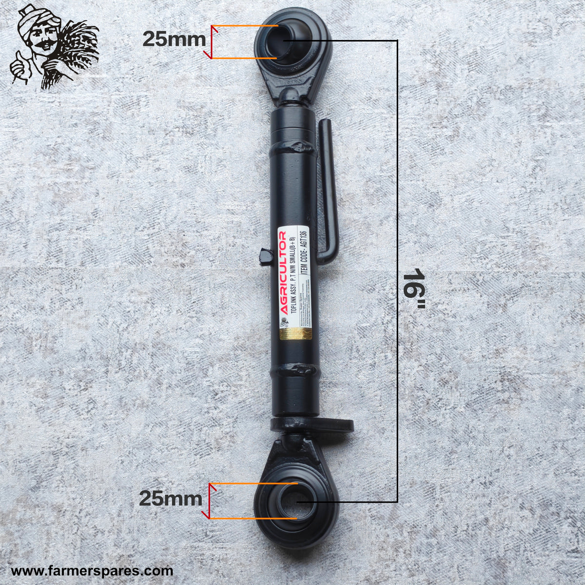 AGT136 - Toplink Suitable for Powertrac New Model Small (Big + Big end)