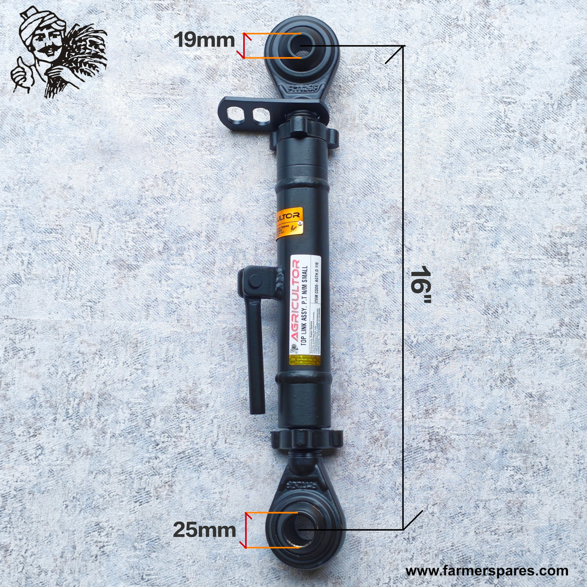 AGTHD118 - Toplink Suitable for Powertrac New Model (Small) Tractor