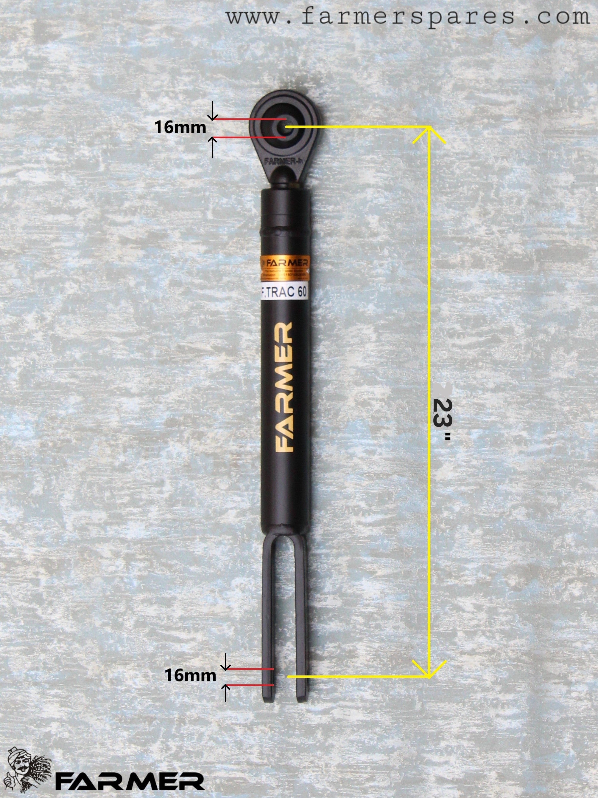 Y Rods FMR951 - Y-ROD Assembly Suitable for FARMTRAC 60 Tractor (LONG ...