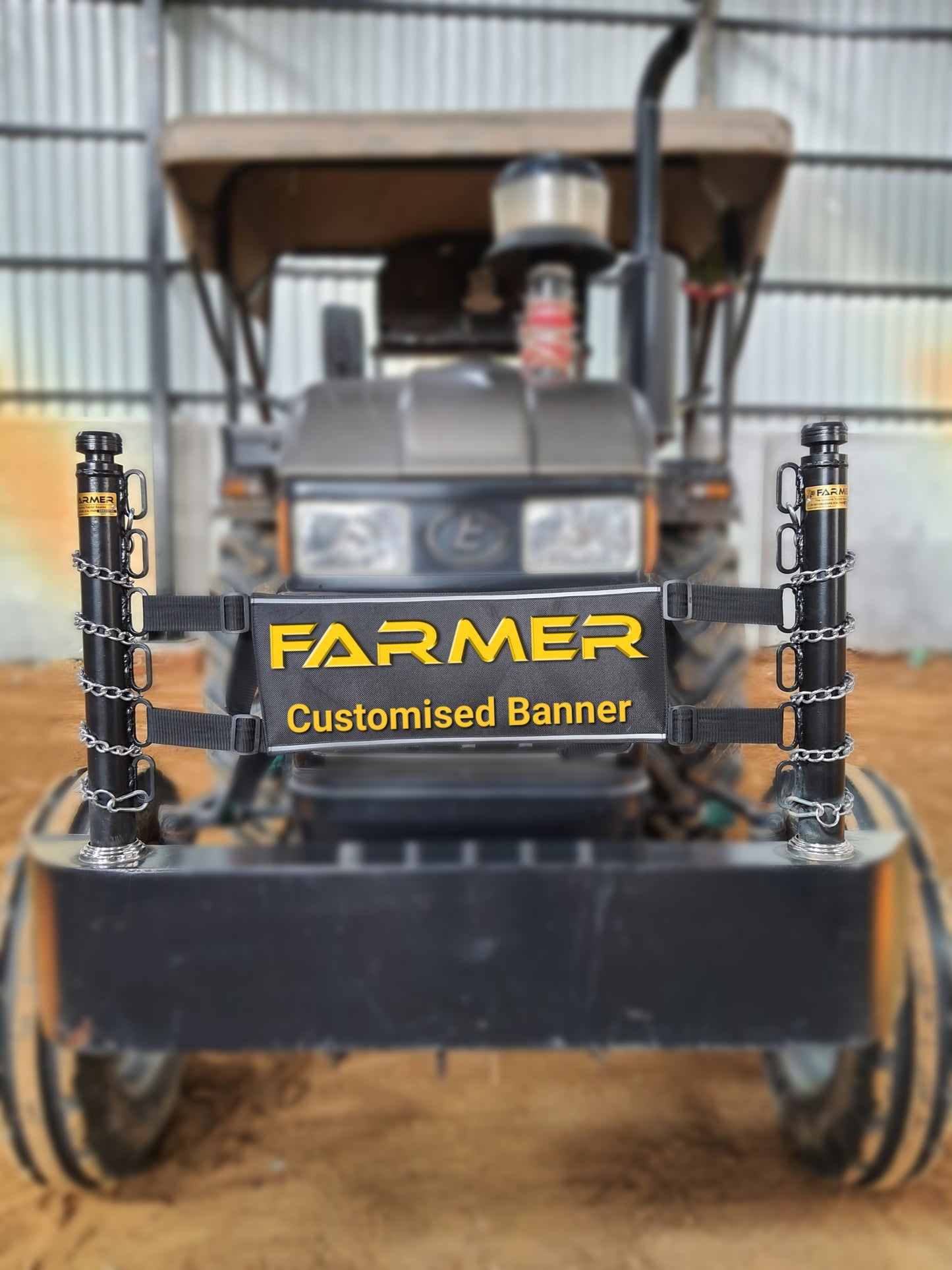 FMA1001 - Heavy Duty Bumper Rod with FARMER Banner