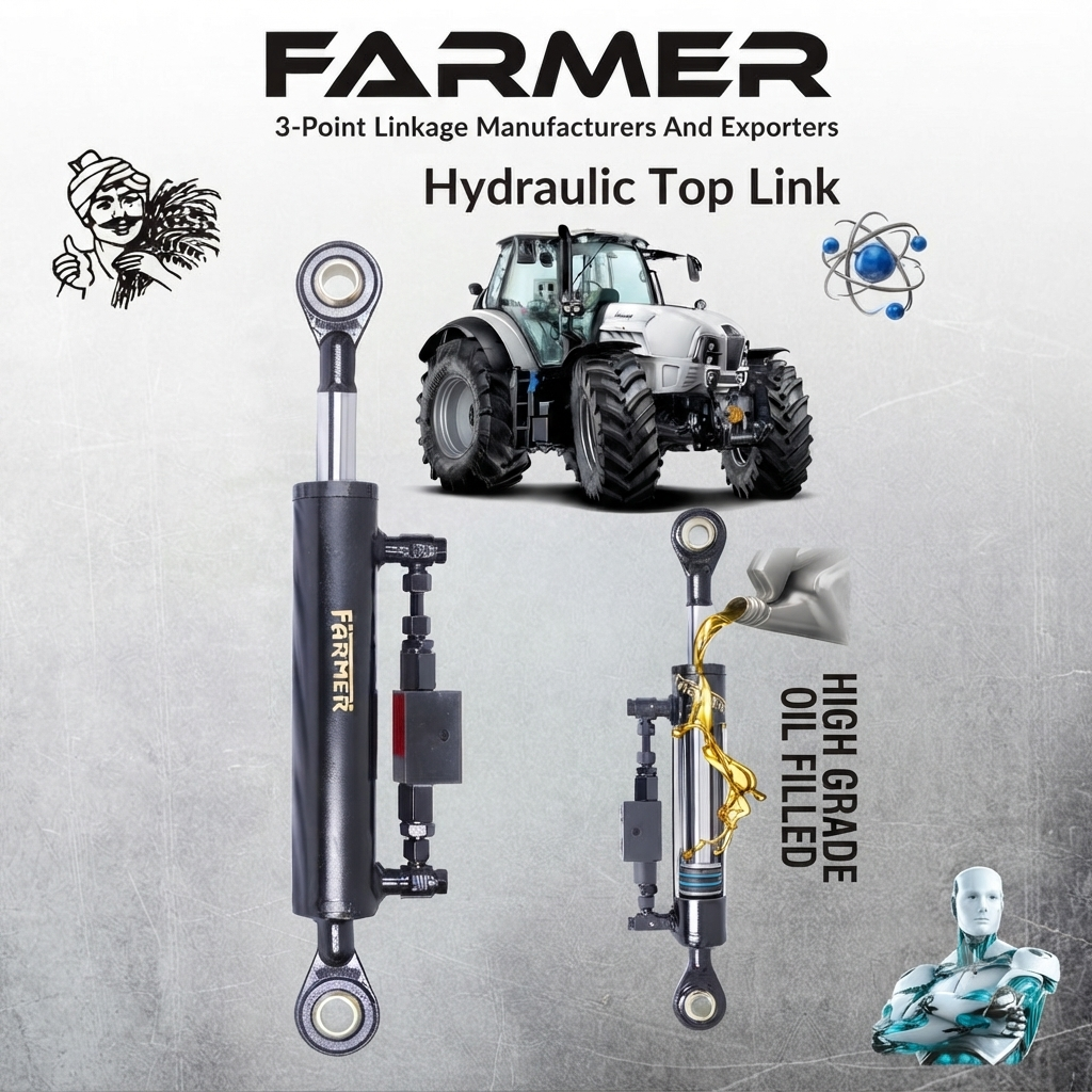 FMRH000 - Customised Hydraulic Top Link Assembly for Various Tractor Models